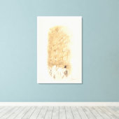 "Prayer" Kotel Old City Jerusalem Israel Art Paint Canvas Afdruk (Insitu (Houten vloer))