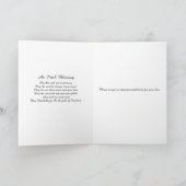 Prayer Memorial Blessing Kaart (Binnen)