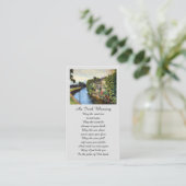 Prayer Memorial Blessing Kaart Visitekaartje (Staand voorkant)