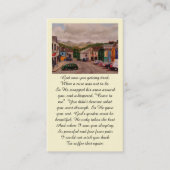 Prayer Memorial Blessing Kaart Visitekaartje (Voorkant)