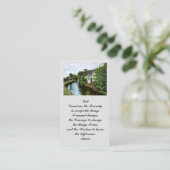 Prayer Memorial Blessing Kaart Visitekaartje (Staand voorkant)