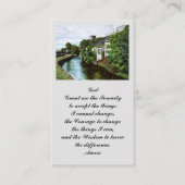 Prayer Memorial Blessing Kaart Visitekaartje (Voorkant)