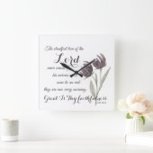 Prayer met Christelijke scriptie voor grote getrou Vierkante Klok (Huis)