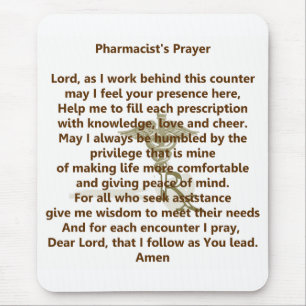 Prayer Mousepad van apotheker Muismat