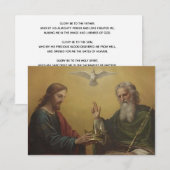 Prayer naar de Heilige Drievuldenbank (Voorkant / Achterkant)