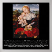 PRAYER NAAR "ONZE LADY OF LA LECHE" POSTER (Voorkant)