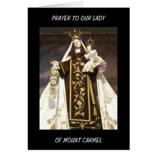 PRAYER NAAR ONZE LADY VAN MOUNT CARMEL