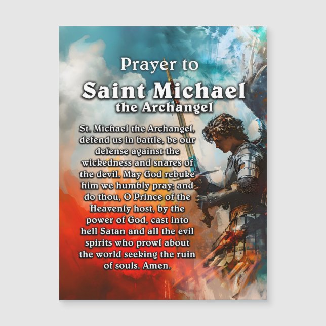 Prayer naar Saint Michael the Archangel (Voorkant)