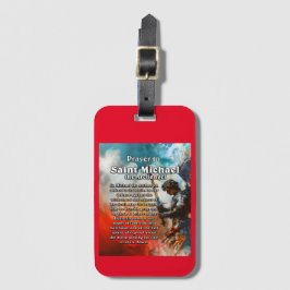 Prayer naar Saint Michael the Archangel Bagagelabel