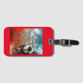 Prayer naar Saint Michael the Archangel Bagagelabel (Voorkant (horizontaal))