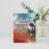 Prayer naar Saint Michael the Archangel Briefkaart (Staand voorkant)
