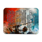 Prayer naar Saint Michael the Archangel Magneet (Horizontaal)
