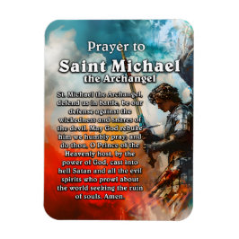 Prayer naar Saint Michael the Archangel Magneet