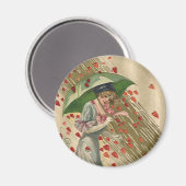 Prayer naar Saint Valentijn,  Victoriaans dame Magneet (Voorkant / Achterkant)