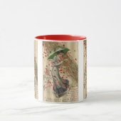 Prayer naar Saint Valentijn,  Victoriaans dame Mok (Midden)