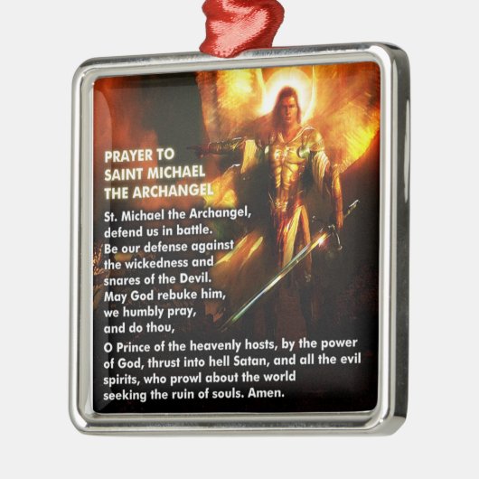 Prayer naar St. Michael Ornament (Links)