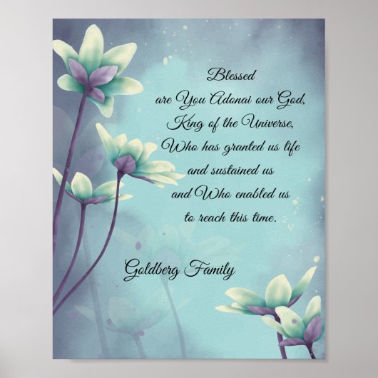 Prayer of Gratitude Thanksgiving Giclee Art Poster (Voorkant)