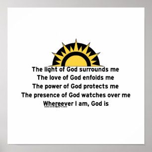 Prayer of Protection Poster