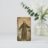 Prayer of St. Francis of Assisi Heilige Prayer Car Plaatskaartje (Staand voorkant)