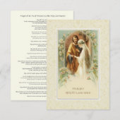 Prayer of St. Padre Pio after Holy Communion Kaart (Voorkant / Achterkant)