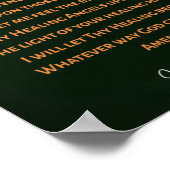 Prayer of Thy Healing Angels by Lorna Byrne Poster (Hoek)