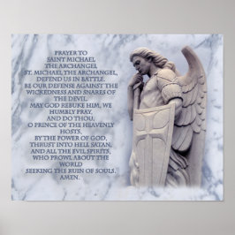 PRAYER OM MICHAEL DE ARCHANGEL TE SAINT POSTER
