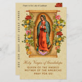 Prayer Our Lady of Guadalupe Corona Virus COVID-19 (Voorkant / Achterkant)