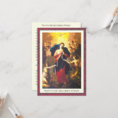 Prayer Our Lady Undoer Knots Blessed Maagd Mary C Kaart (Voorkant / Achterkant in situ)