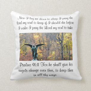 Prayer Pillow Psalms 91:11 Kussen