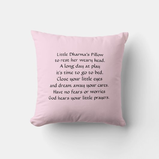 Prayer Pillow voor kinderen Kussen (Voorkant)