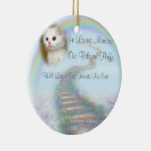 Prayer, prachtig gepersonaliseerd voetgedenkteken keramisch ornament (Rechts)