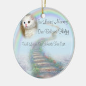 Prayer, prachtig gepersonaliseerd voetgedenkteken keramisch ornament (Links)