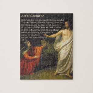 Prayer Puzzle Act of Contrition Prayer Legpuzzel