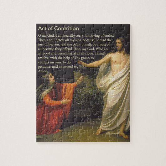 Prayer Puzzle Act of Contrition Prayer Legpuzzel (Verticaal)