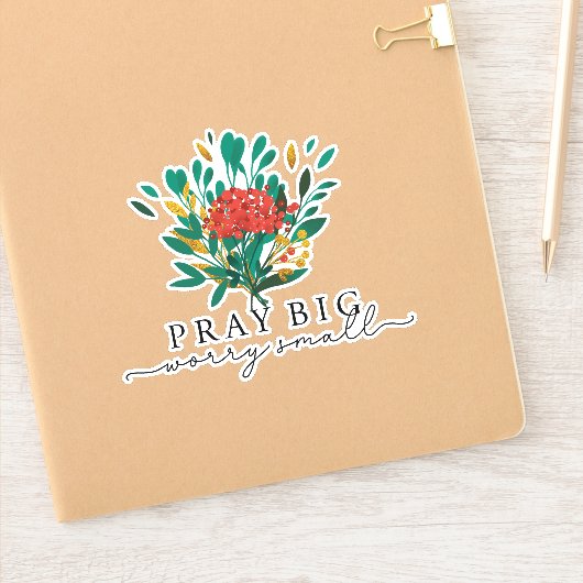 Prayer Quote Christelijke Bijbel Verse Sticker (Notitieboek)