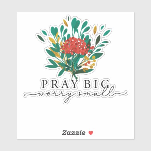 Prayer Quote Christelijke Bijbel Verse Sticker (Vel)
