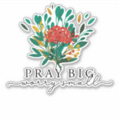 Prayer Quote Christelijke Bijbel Verse Sticker (Voorkant)