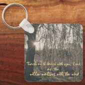 Prayer Quote met Willow Tree Christelijk Sleutelhanger (Voorkant)