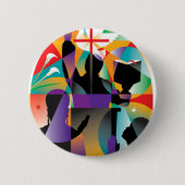 PRAYER.... RONDE BUTTON 5,7 CM (Voorkant)