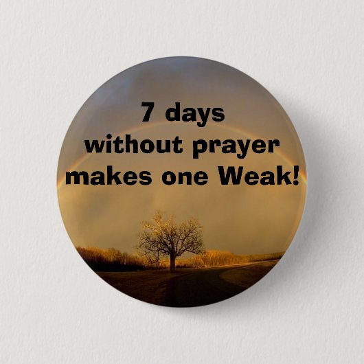 Prayer Ronde Button 5,7 Cm (Voorkant)