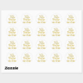 Prayer Ronde Sticker (Vel)