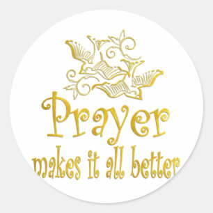 Prayer Ronde Sticker