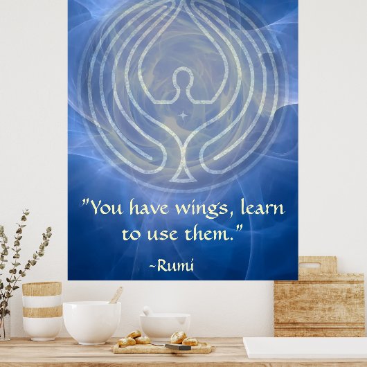 Prayer Rumi en Poetic Art Poster (Keuken)