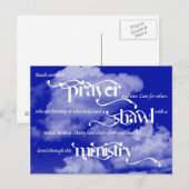 Prayer Shawl Ministry Post Card Briefkaart (Voorkant / Achterkant)