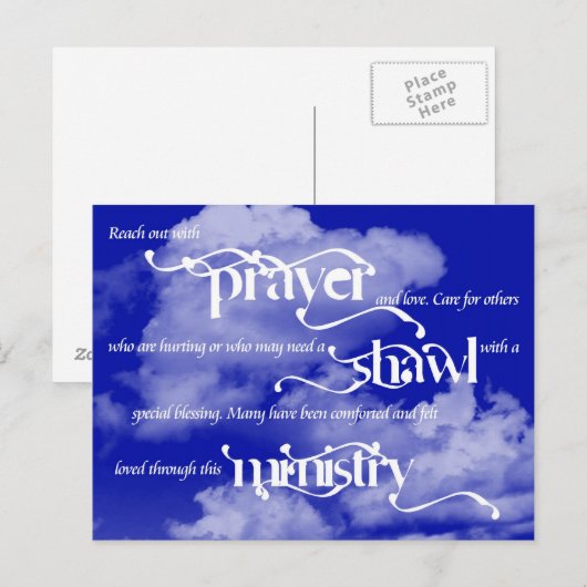 Prayer Shawl Ministry Post Card Briefkaart (Voorkant / Achterkant)