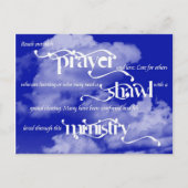 Prayer Shawl Ministry Post Card Briefkaart (Voorkant)