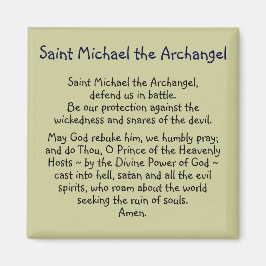 Prayer ~ St. Michael Magnet