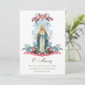 Prayer tegen Pestilence Corona Virus Covid-19 Kaart (Staand voorkant)