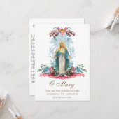 Prayer tegen Pestilence Corona Virus Covid-19 Kaart (Voorkant / Achterkant in situ)