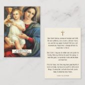 Prayer to St. Monica Virgin Mary Jesus Communion Plaatskaartje (Voorkant / Achterkant)